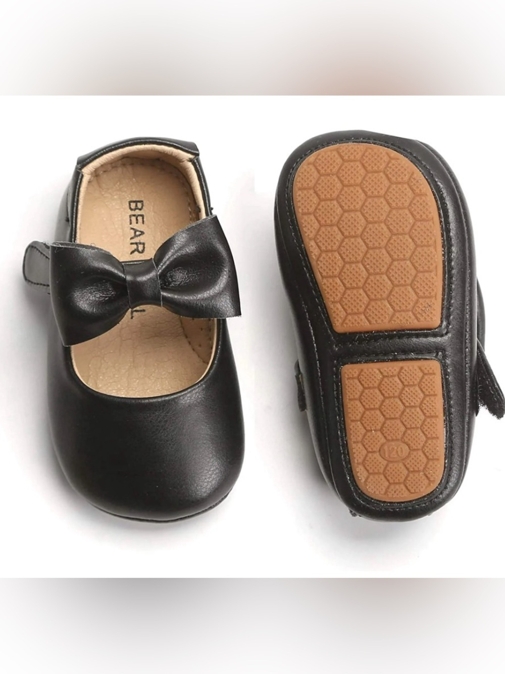 Felix & Flora Baby Walking Shoes Moccasins Rubber Sole in (Size 12-18M)